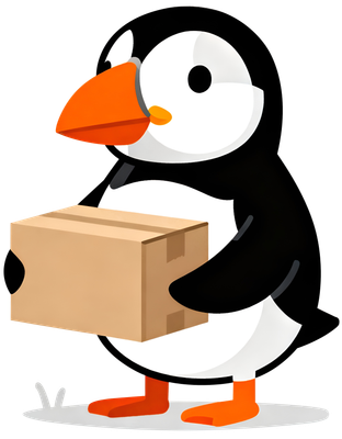 ParcelPuffin logo